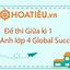 Đề Kiểm Tra Giữa Kì 1 Anh 10 Global Success Có File Nghe