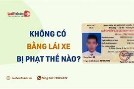 Không Có Bằng Lái Xe Hai Bánh Phạt Bao Nhiêu